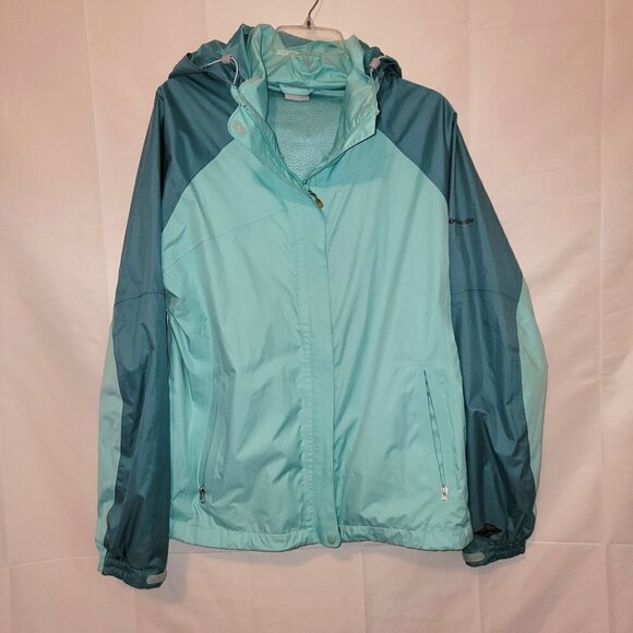 Columbia Woman's Titanium Jacket -Blue/Teal - sz XL - Picture 1 of 6
